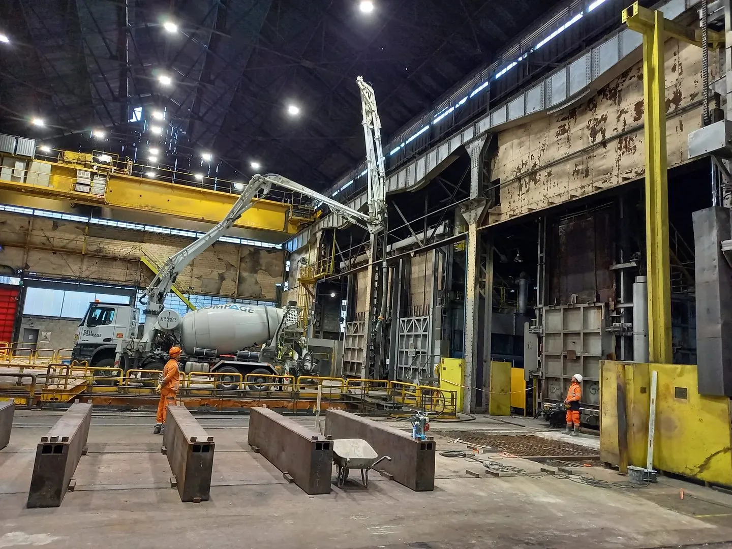 Travaux en site industriel sous exploitation